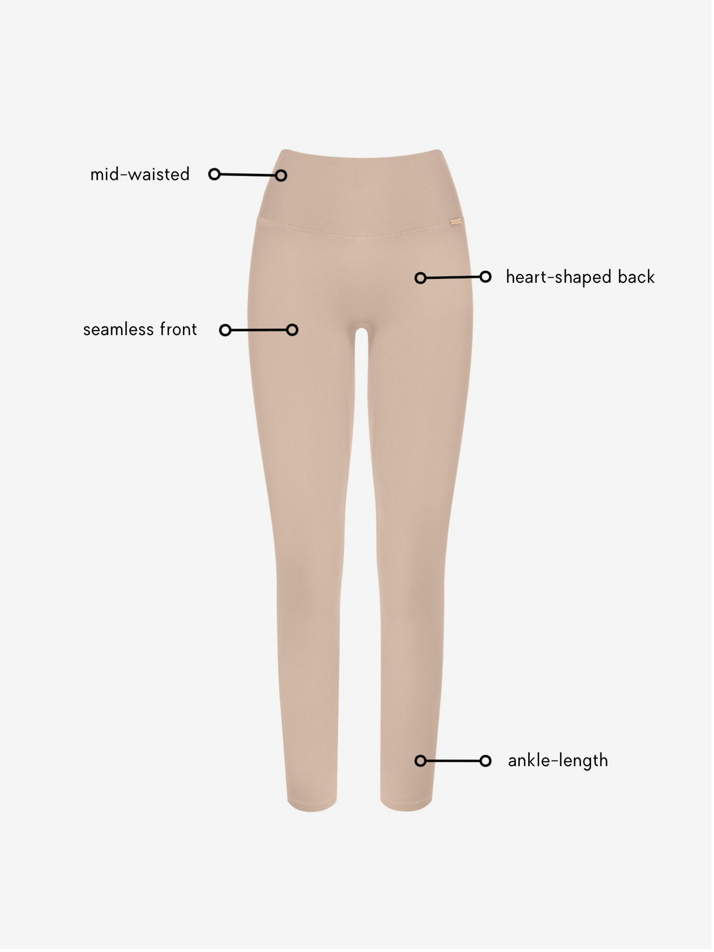 Brielle Leggings - Cream