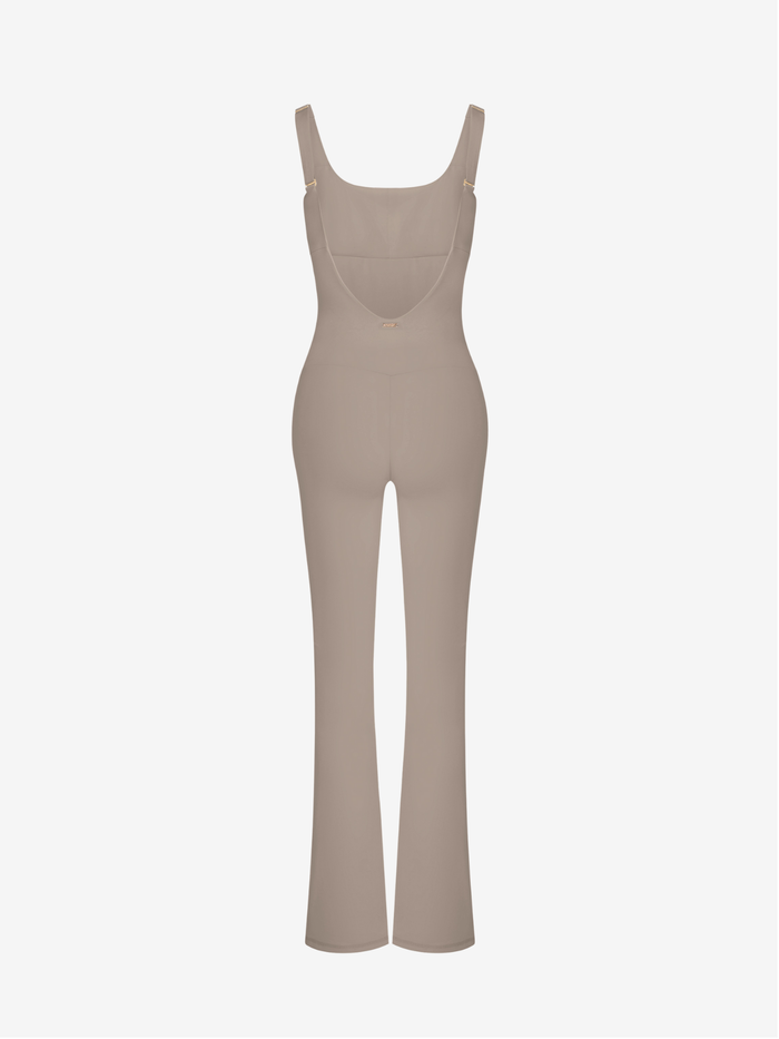 Anastasia Flared Leg Jumpsuit - Nude