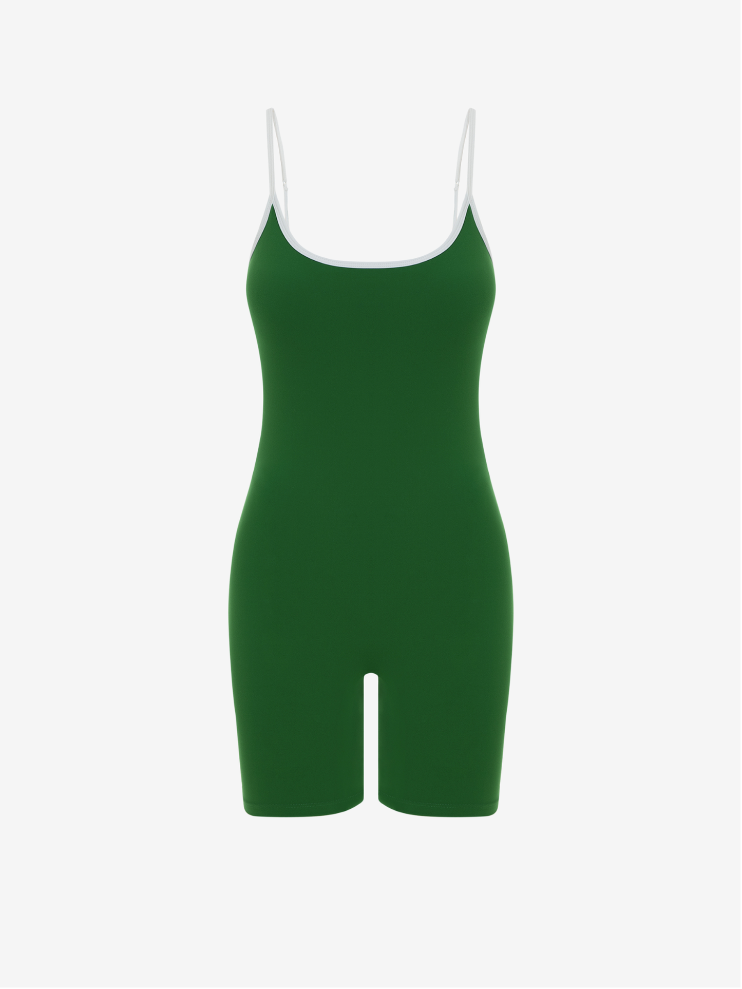Gia Onesie - Green/White