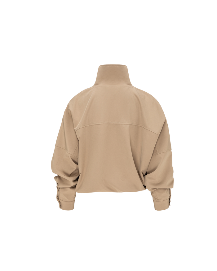AMADA Windbreaker Jacket - Beige/Black