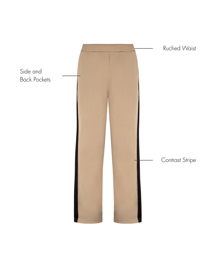 AMADA Tracksuit Jogger - Beige/Black