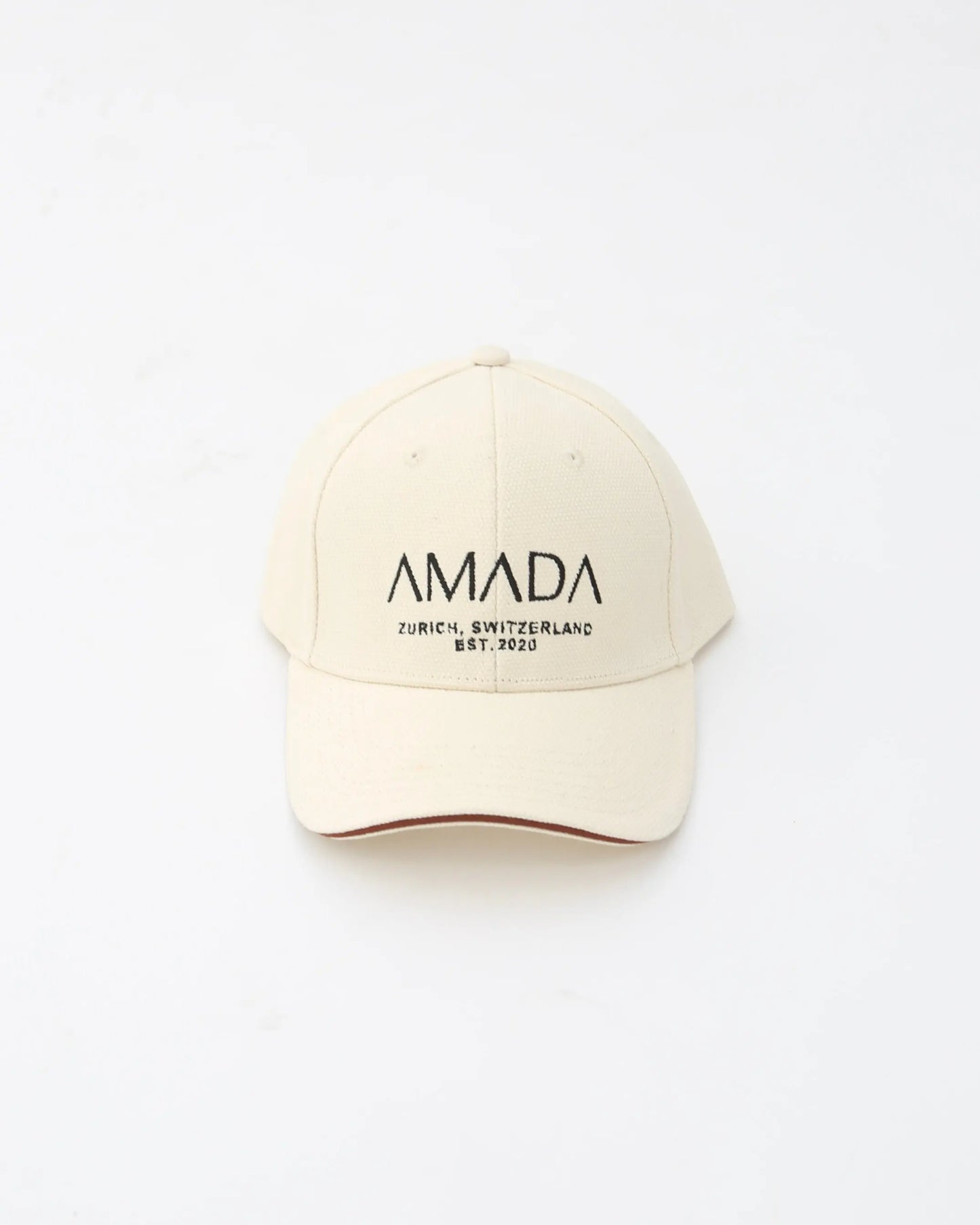 AMADA Cotton Canvas Baseball Hat - Cream