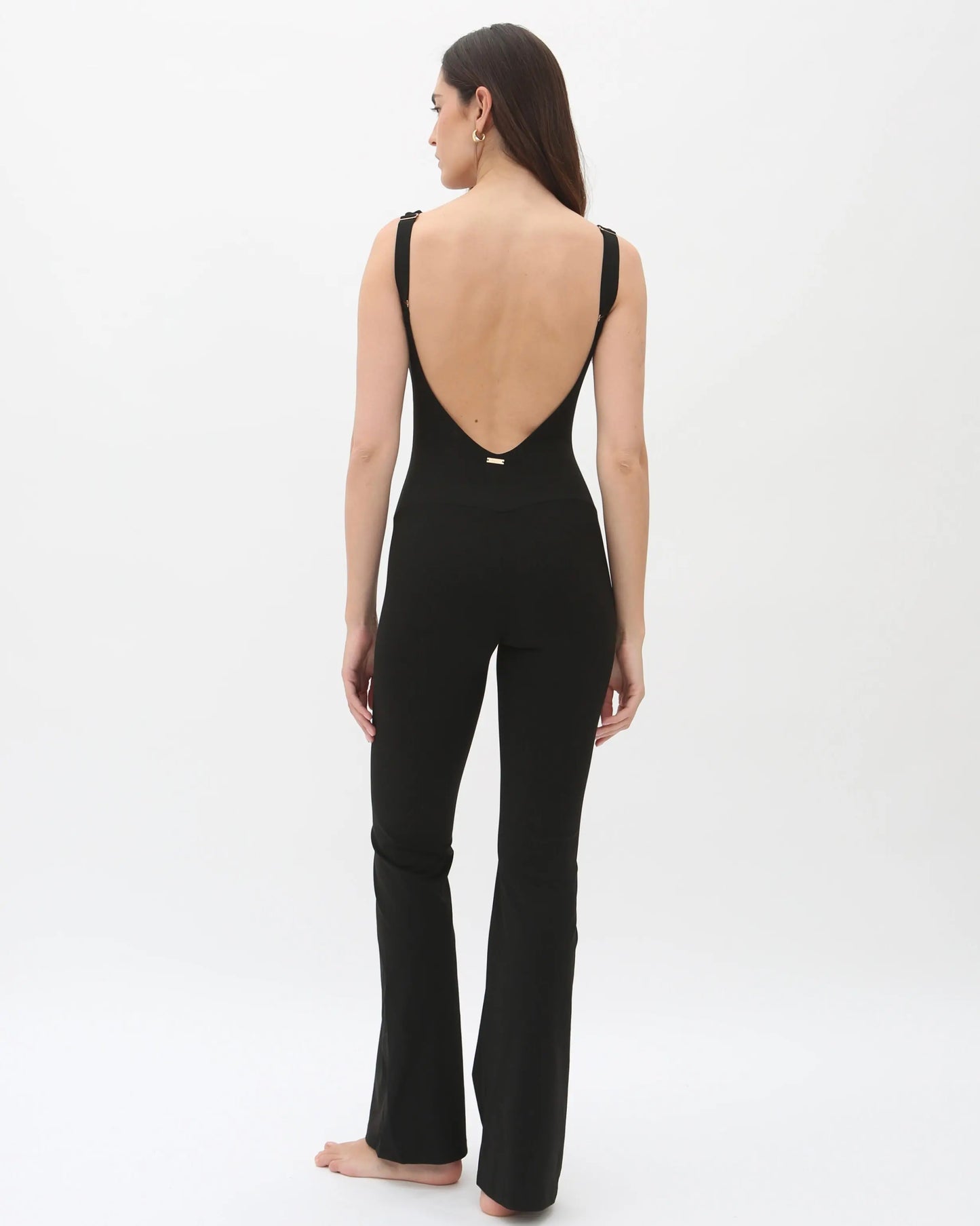Anastasia Flared Leg Jumpsuit - Black