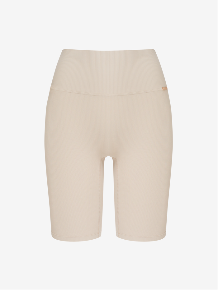 Balma Ribbed Bikers - Cream