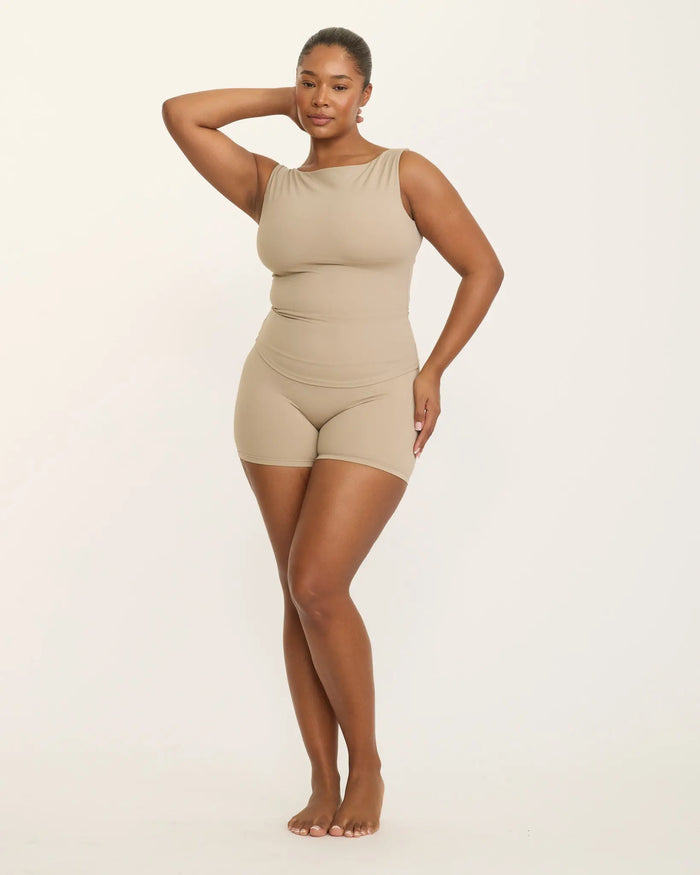 Belle Shorts - Nude