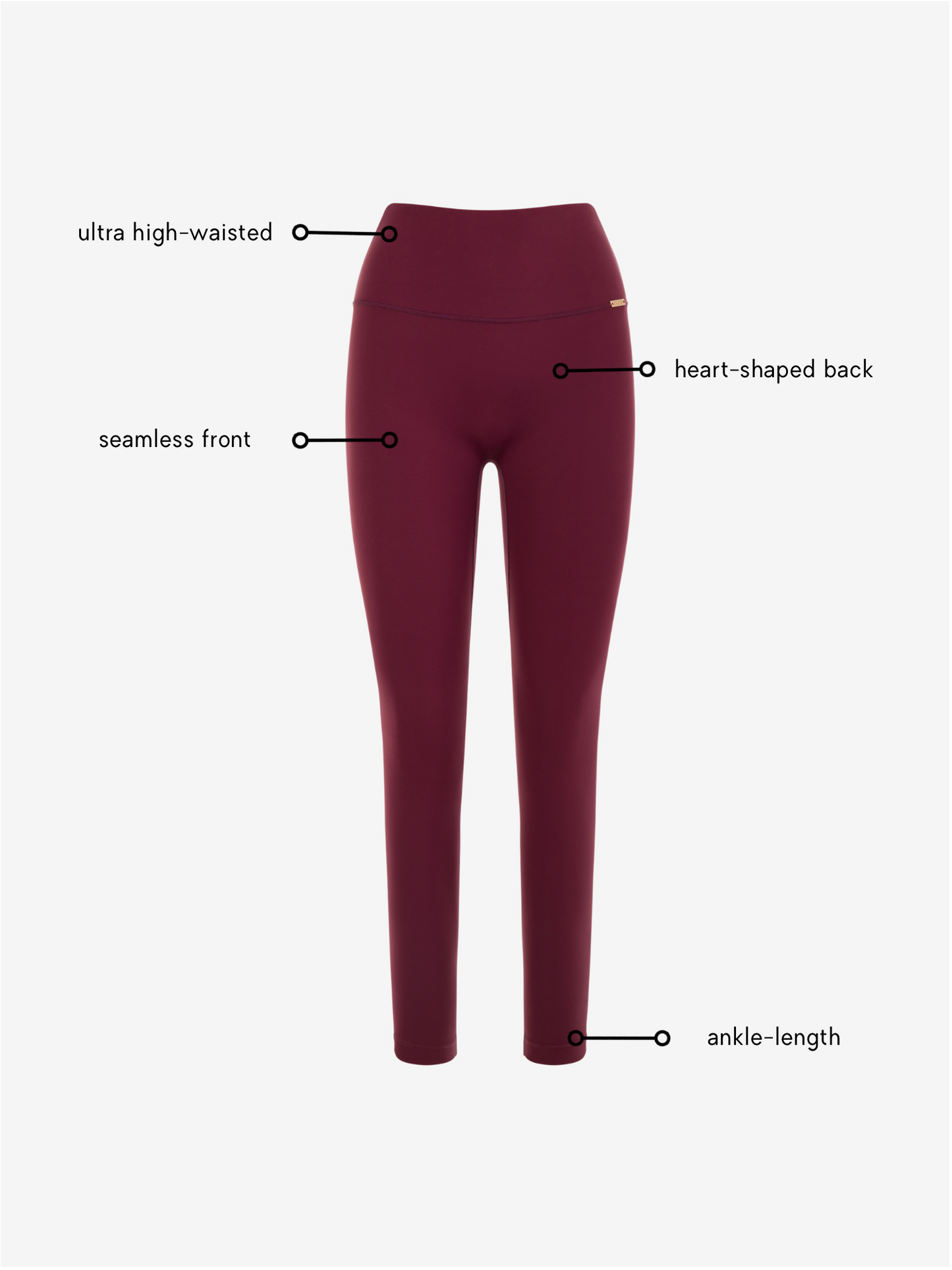 Bonita Leggings - Cherry