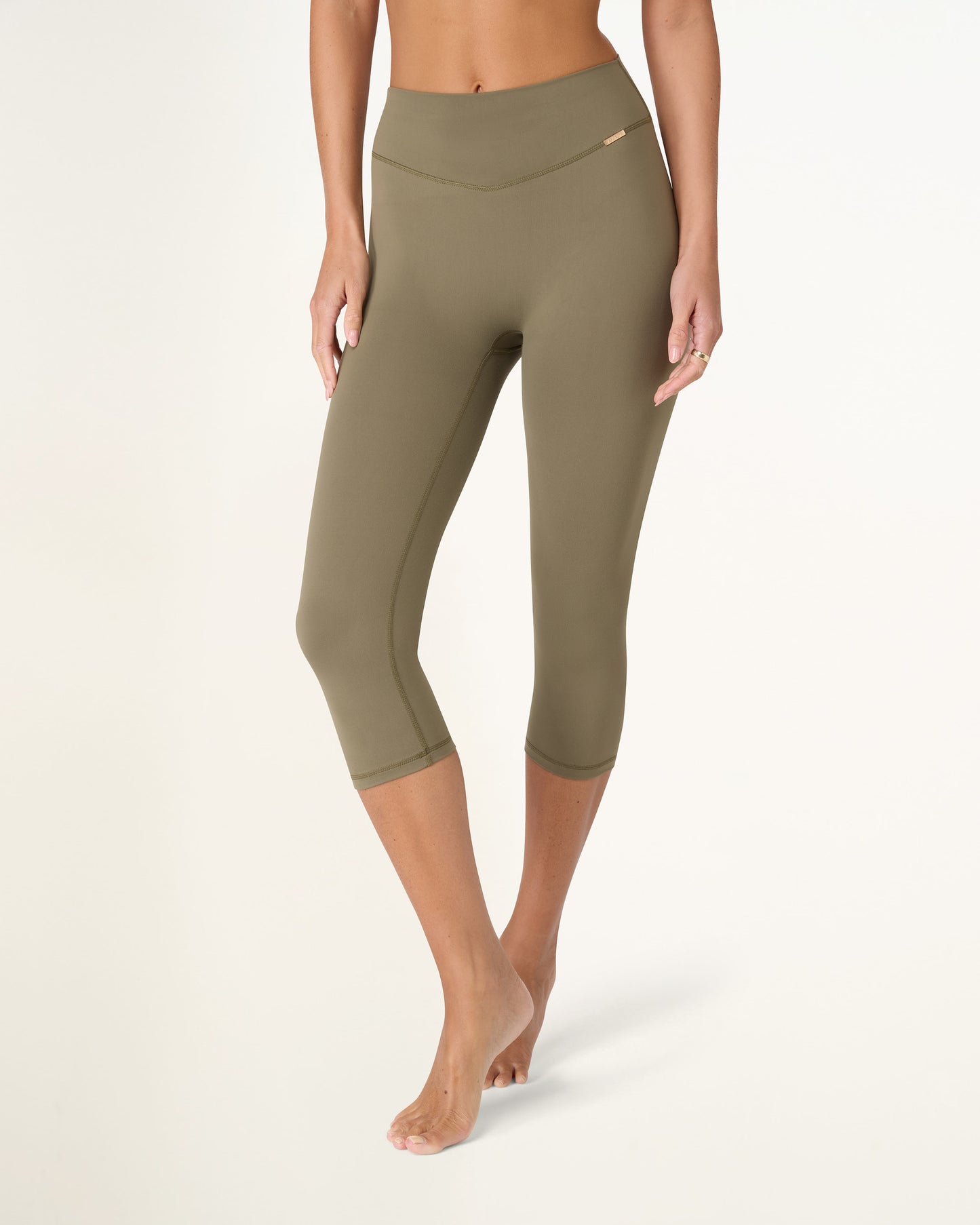 Capri Leggings - Alpine Moss