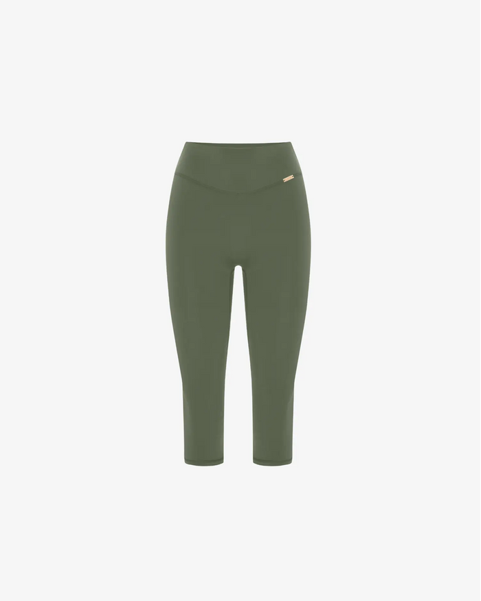 Capri Leggings - Alpine Moss