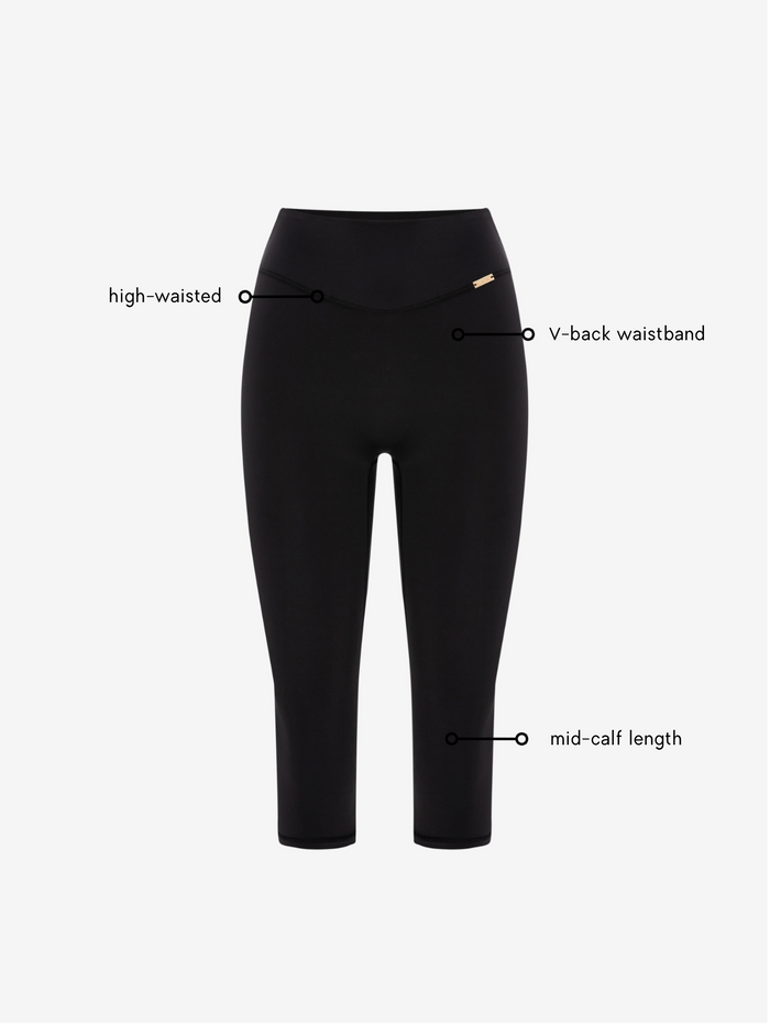 Capri Leggings - Black
