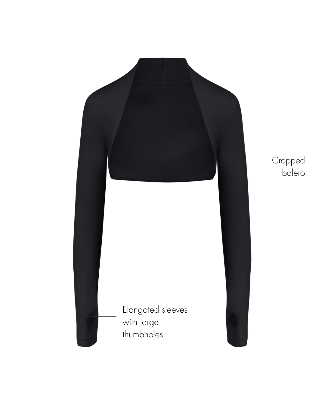 Elena Bolero - Black – AMADAWEAR