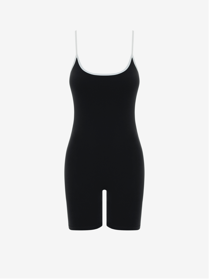 Gia Onesie - Black/White