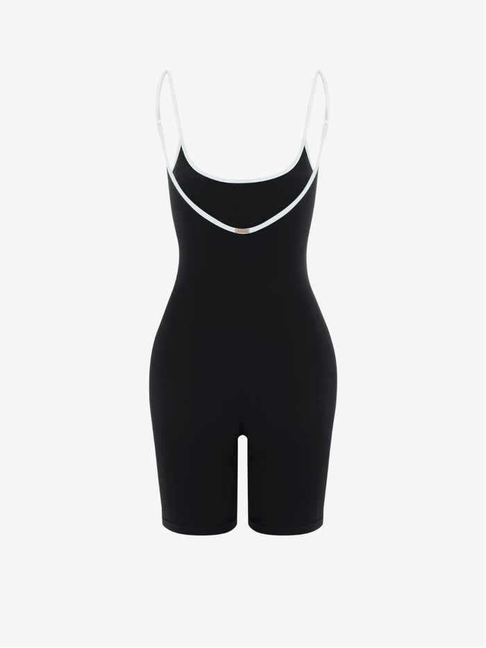 Gia Onesie - Black/White