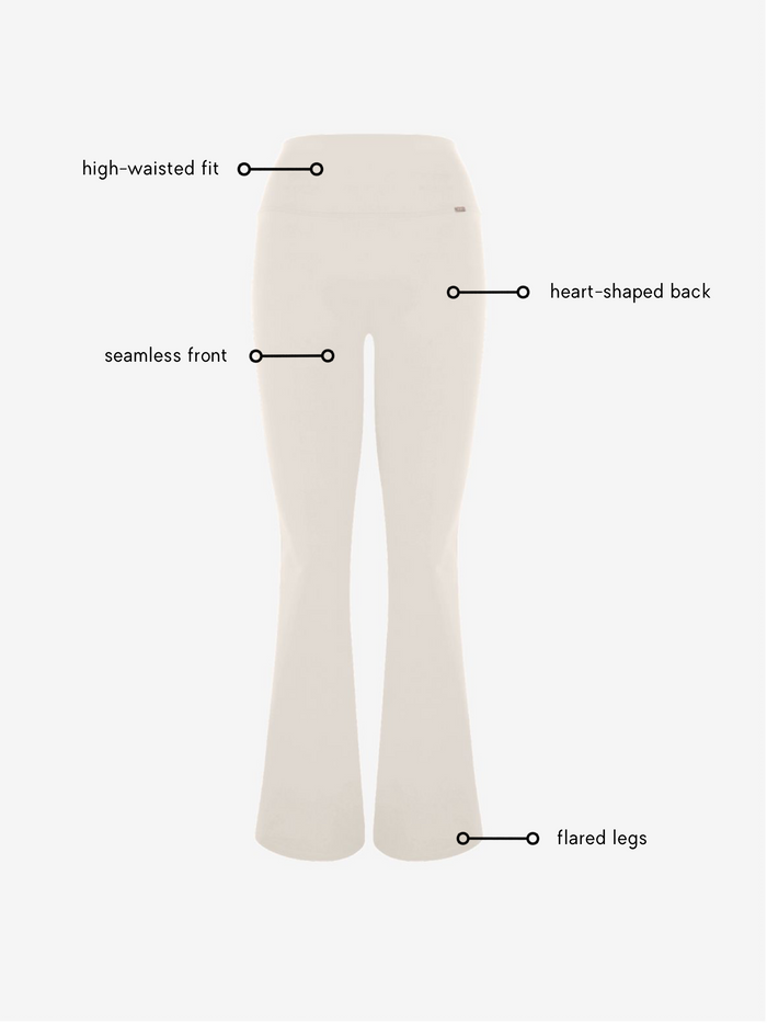 Camilla Flare Leggings - Ivory