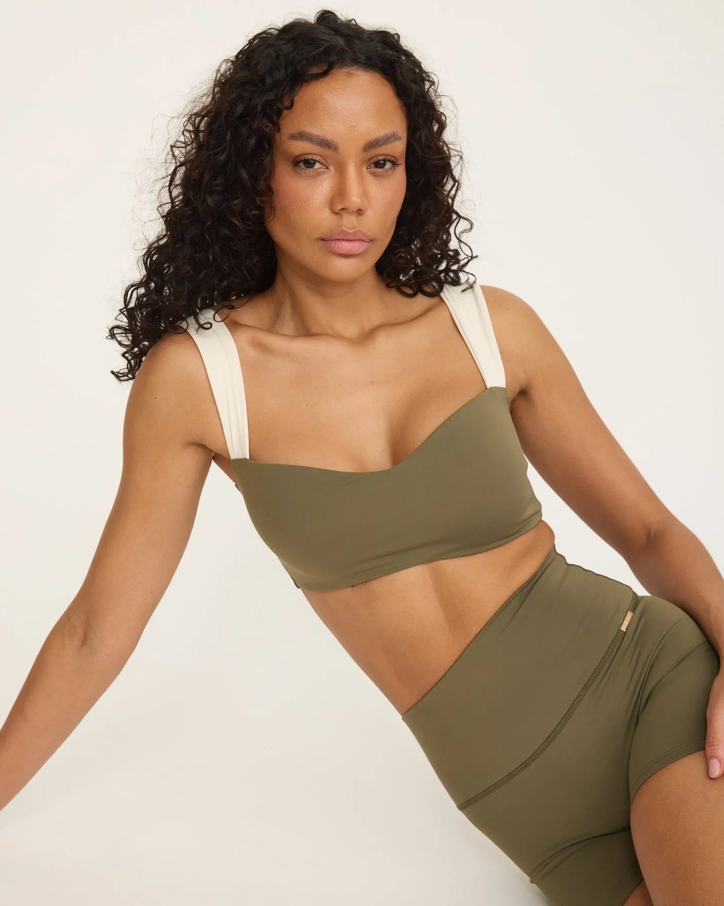 Jaqueline Balconette Bra - Alpine Moss