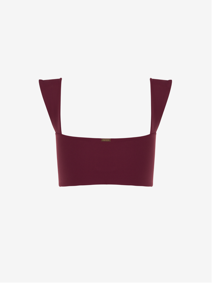 Jaqueline Balconette Bra - Cherry