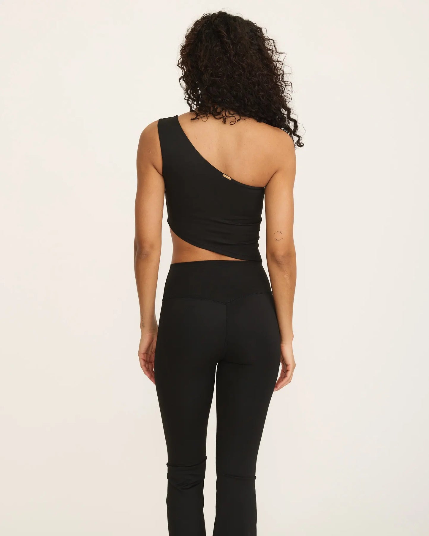 Joelle Oneshoulder Top - Black