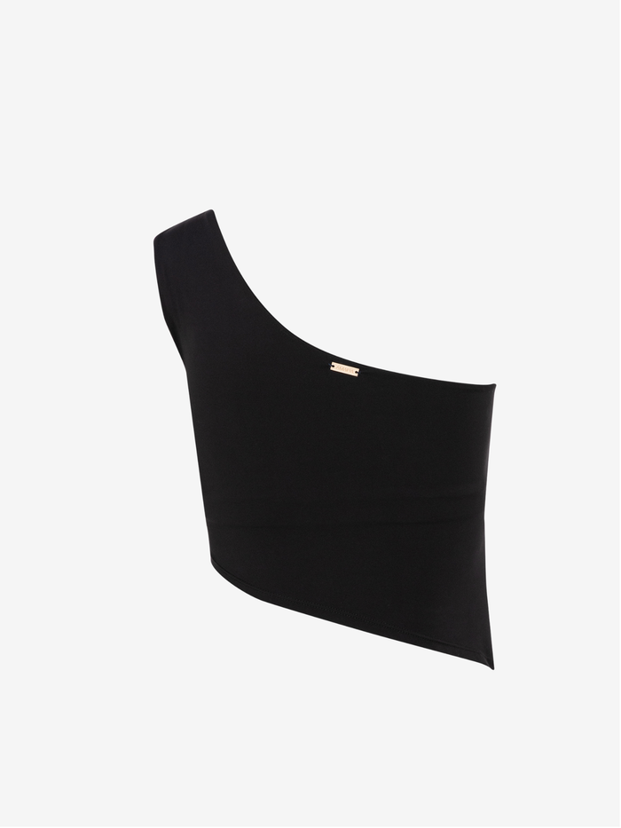 Joelle One Shoulder Top - Black
