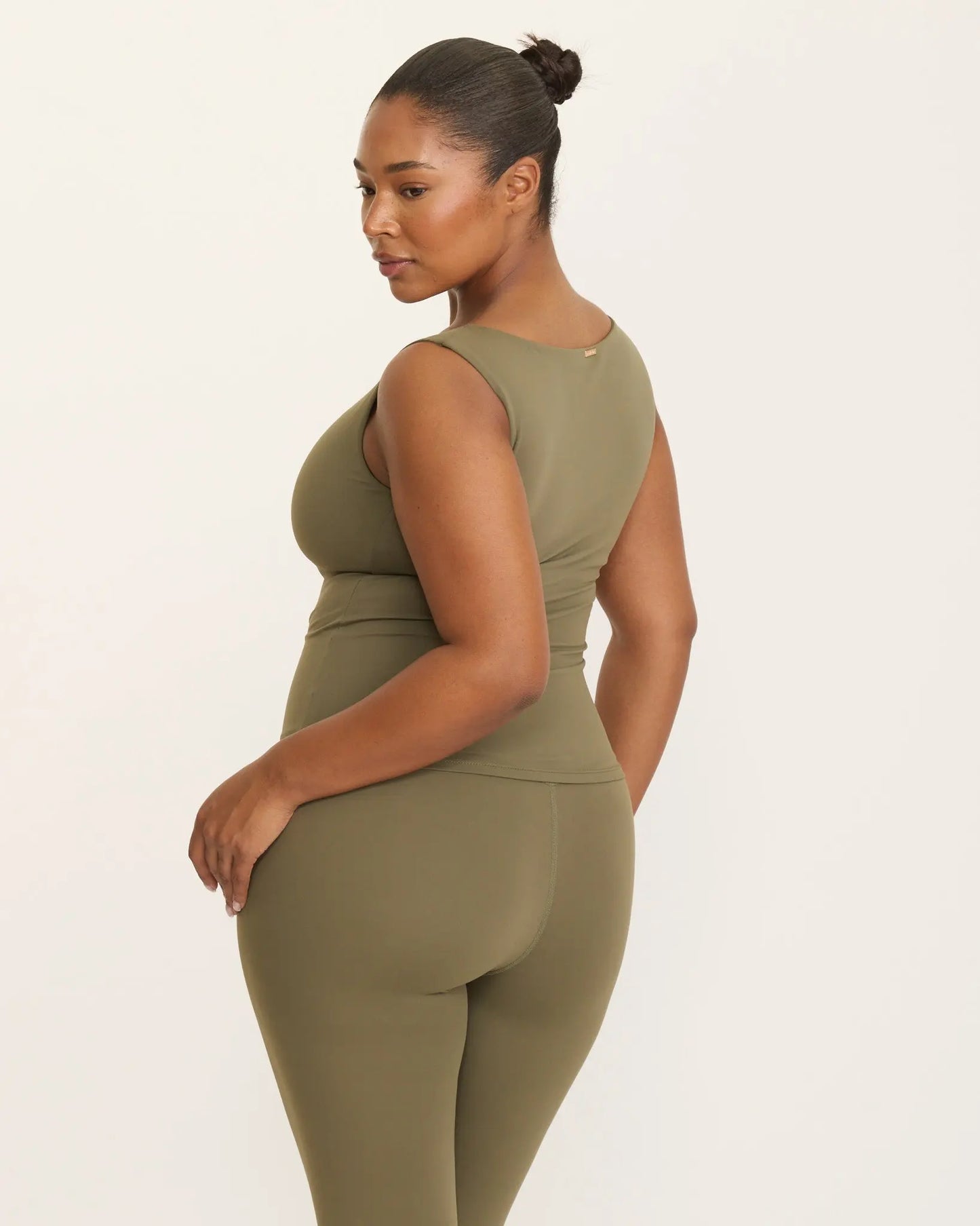 Karolina Boatneck Top - Alpine Moss