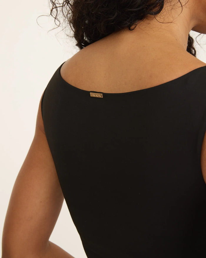 Karolina Boatneck Top - Black
