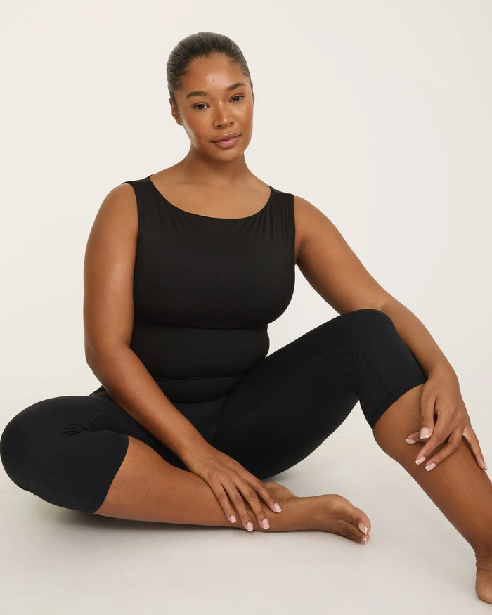 Karolina Boatneck Top - Black