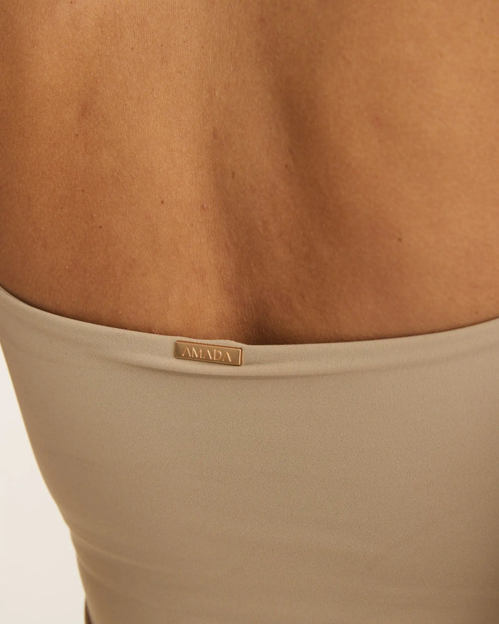 Mira Asymmetric Top - Nude