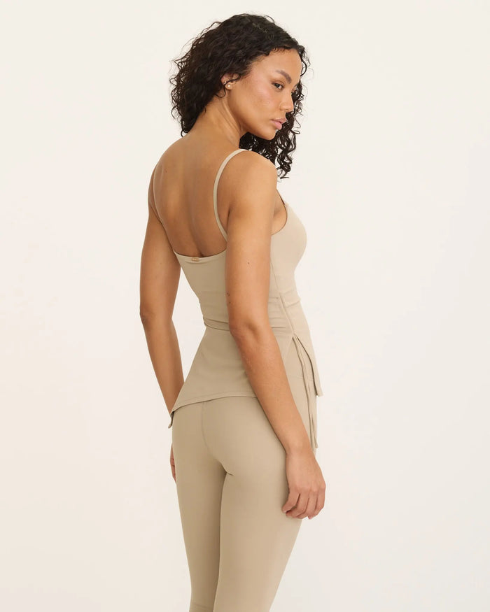 Mira Asymmetric Top - Nude