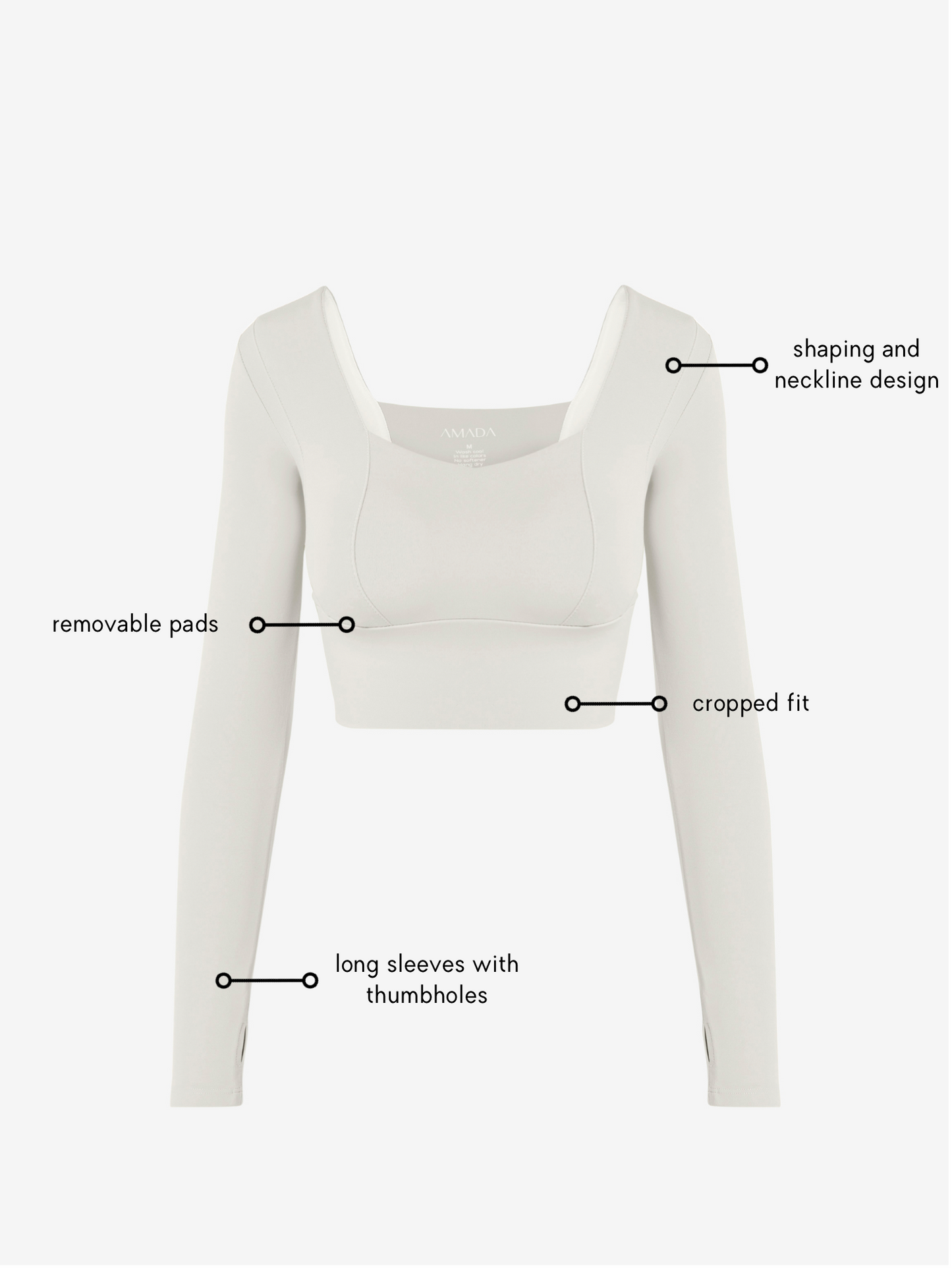 Uela Long Sleeve Top - Ivory